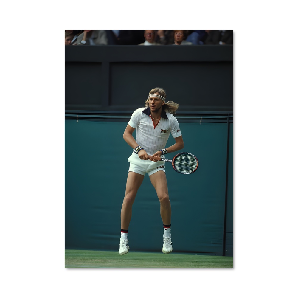 Poster Bjorn borg athlétique